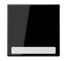 Клавиша для  выключателя с полем для надписи;чёрная  LS990NASW  Jung