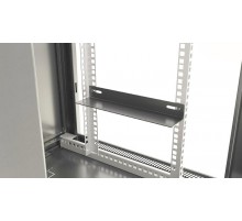 TWB-2766-SR-RAL7035 Шкаф настенный 19-дюймовый (19"), 27U, 1304x600х600мм, металлич. дверь с замком, две боковые панели 452012  Hyperline