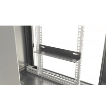 TWB-2766-SR-RAL7035 Шкаф настенный 19-дюймовый (19"), 27U, 1304x600х600мм, металлич. дверь с замком, две боковые панели 452012  Hyperline