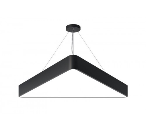 Светильник светодиодный Geometria Delta SPO-152-B-40K-048 48Вт 4000К 3500Лм IP40 800*800*80 черный подвесной  Б0050577  ЭРА