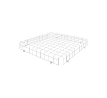 Решетка защитная для светильников (сварная) 660х660х100 мм  SQ0338-0305  TDM