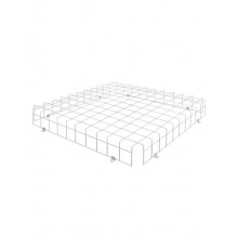 Решетка защитная для светильников (сварная) 660х660х100 мм  SQ0338-0305  TDM