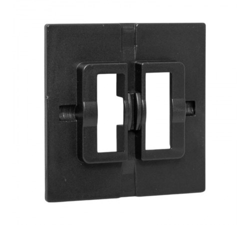 Пластина переходная для 1 или 2х клавишного выключателя, IP44, чёрная Эпика EKF  UP1-SWB-44  EKF