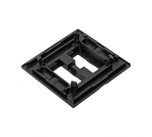 Пластина переходная для 1 или 2х клавишного выключателя, IP44, чёрная Эпика EKF  UP1-SWB-44  EKF