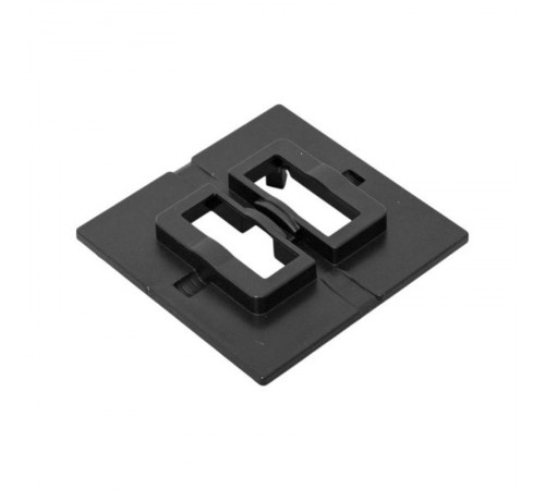 Пластина переходная для 1 или 2х клавишного выключателя, IP44, чёрная Эпика EKF  UP1-SWB-44  EKF