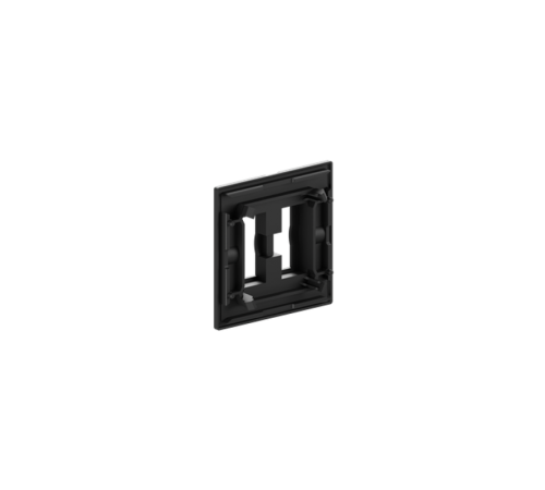 Пластина переходная для 1 или 2х клавишного выключателя, IP44, чёрная Эпика EKF  UP1-SWB-44  EKF