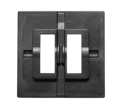 Пластина переходная для 1 или 2х клавишного выключателя, IP44, чёрная Эпика EKF  UP1-SWB-44  EKF