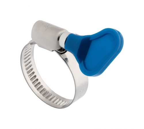 Хомут червячный 20-32/9-0,7мм, с ключом, нержавеющая сталь W2, (50 шт/уп)  07-0720-1  REXANT