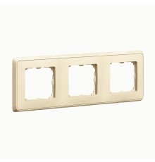 Cariva DIY Рамка 3 поста слоновая кость  695981  Legrand