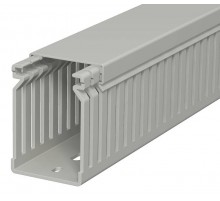 Распределительный кабельный канал LK4 60x40x2000 мм (ПВХ,серый) (LK4 60040)  6178031  OBO Bettermann