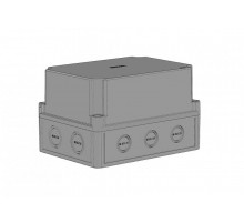 КР2802-913 Коробка КР2802-913 ПК поликорбанат,серый цвет корпуса и крышки,крышка высокая,DIN-рейка РП1  КР2802-913  HEGEL