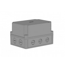 КР2802-913 Коробка КР2802-913 ПК поликорбанат,серый цвет корпуса и крышки,крышка высокая,DIN-рейка РП1  КР2802-913  HEGEL