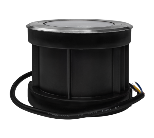 Светильник светодиодный архитектурный ДВУ PGR R130 7w 4000K 30° Сhrome грунтовый встраиваемый IP67  5006607A  Jazzway