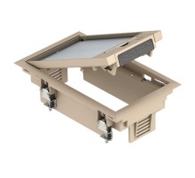 Лючок GES2U (универсальный) 3xModul45 (для 1xUT3, полиамид, бежевый)  7405124  OBO Bettermann