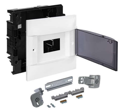 Practibox S Пластиковый щиток Встраиваемый 1X6 Дымчатая дверь  134556  Legrand