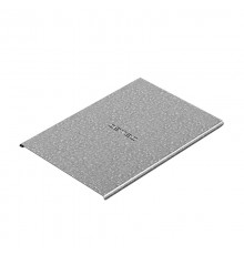 Крышка к повороту вертикальному вниз левому/правому к лотку 100, толщ. 1,0 мм, Сендзимир цинк, 023015  КПВНЛП-100-1,0-СЦ   Ostec