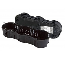 Коробка установочная 212х70х45 трехместная, инд. штрихкод с саморезами  SQ1402-1919  TDM