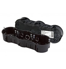 Коробка установочная 212х70х45 трехместная, инд. штрихкод с саморезами  SQ1402-1919  TDM