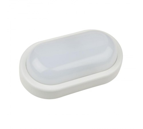 Светильник светодиодный пылевлагозащищенный для ЖКХ ULW-Q212 12W/NW SENSOR IP54 WHITE с ДД овал 4000K 960Лм 200Х97мм белый  UL-00003229  Volpe