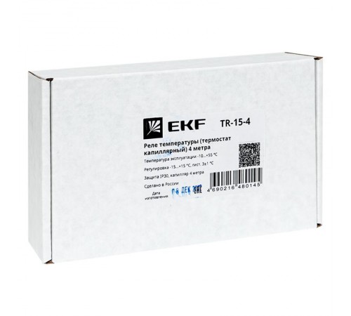 Реле температуры (термостат капиллярный) 4 метра TR-15-4  TR-15-4  EKF