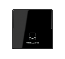 Накладка-картодержатель для балансирных механизмов 531U, 532U, 533U, 534U; термопласт; черный; A500  A590CARDSW  Jung