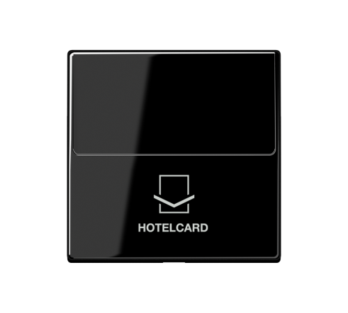 Накладка-картодержатель для балансирных механизмов 531U, 532U, 533U, 534U; термопласт; черный; A500  A590CARDSW  Jung