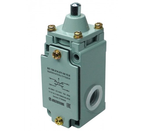 ВП 15К-21А-211-54 У2.8, толкатель, прямого действия, IP54, выключатель путевой (ЭТ)  ET055609  Электротехник