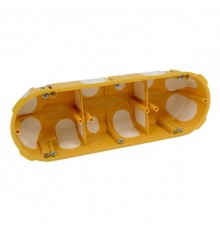 Коробка универсальная установочная приборная трехместная KPL 64-50 / 3LD (NA)  68х209х50мм герметичная  KPL 64-50/3LD_NA  Kopos