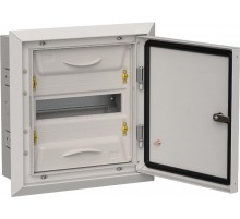 TITAN 5 Корпус металлический ЩРв-12 (1х12) 380х365х130 IP31 серый  TI5-50-V-012-31-7035  IEK