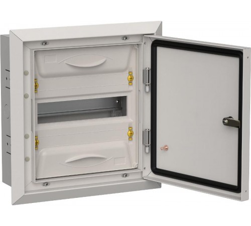 TITAN 5 Корпус металлический ЩРв-12 (1х12) 380х365х130 IP31 серый  TI5-50-V-012-31-7035  IEK