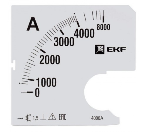Шкала сменная для A961 4000/5А-1,5 EKF PROxima  s-a961-4000  EKF