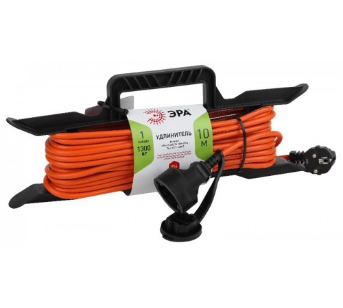 Удлинитель силовой ЭРА UFx-1e-3x0.75-10m-IP44 на рамке c/з 1 гн 10м ПВС 3x0.75  Б0046825  ЭРА