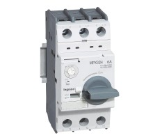 Автоматический выключатель для защиты электродвигателей MPX3 T32H 6A 100kA  417328  Legrand