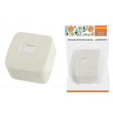 Розетка TФ (RJ-11) открытой установки IP20, сл. кость "Дача" Народная  SQ1824-0025  TDM