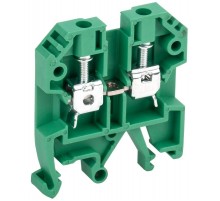 Клемма винтовая КВИ-4мм2 зеленая  YZN30-004-K06  IEK