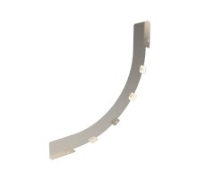 Перегородка SEP для верт. внутр. угла 90° H80, R600, горячий цинк, в компл. с креп. эл. необходимыми для монтажа  USC90860KHDZ  DKC