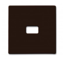 Клавиша для мех. 1-кл.выкл./перекл./кнопки, с окном для линзы/символа, IP44, серия Allwetter 44, цвет коричневый  1731-0-1968   2CKA001731A1968  AB