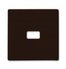 Клавиша для мех. 1-кл.выкл./перекл./кнопки, с окном для линзы/символа, IP44, серия Allwetter 44, цвет коричневый  1731-0-1968   2CKA001731A1968  AB