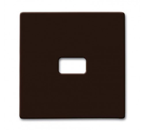 Клавиша для мех. 1-кл.выкл./перекл./кнопки, с окном для линзы/символа, IP44, серия Allwetter 44, цвет коричневый  1731-0-1968   2CKA001731A1968  AB