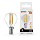 Лампа светодиодная   Filament Elementary Шар 10W 650lm 2700К Е14 LED 1/10/100  52110  Gauss