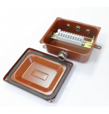 Коробка распределительная клеммная У614А УХЛ1,5 IP65 латунный ввод  zeta30321  ГОФРОМАТИК