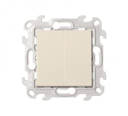 Simon 24 Сл. кость Выключатель 2-кл.  2450398-031  Simon