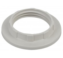Кольцо для патрона E14, пластик, белое  Б0043679  ЭРА