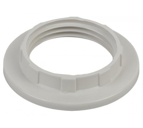 Кольцо для патрона E14, пластик, белое  Б0043679  ЭРА