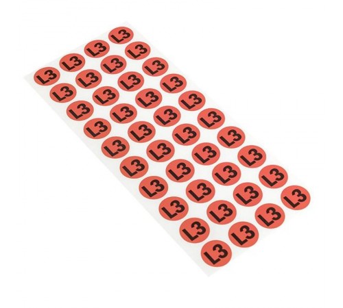 Наклейка "L3" d=20мм PROxima  an-2-15-2  EKF