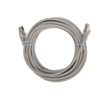 Патч-корд F/UTP, CAT 5e, RJ45-RJ45, 26AWG, LSZH, серый, 5м REXANT  02-0110-5  REXANT
