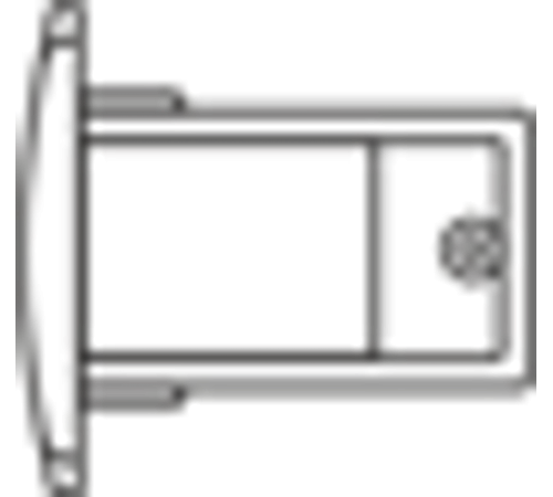 Connector PG T-shaped left externa black  2909003020  Световые Технологии