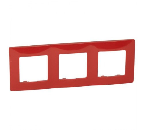 Etika Красная Рамка 3-ая  672533  Legrand