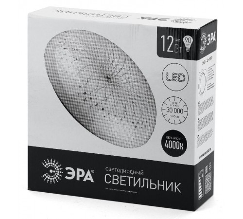 Светильник светодиодный декоративный бытовой ДПБ SPB-6 Фея 12Вт 4000К IP20  Б0019811  ЭРА