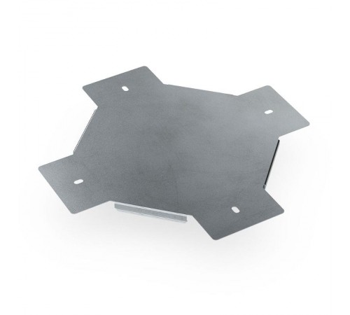 Крышка ответвителя Х-образного Профи INOX (AISI 316) 150 (1,0 мм)  PR16.16987  Промрукав